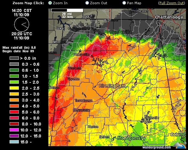 Alabama Rainfall