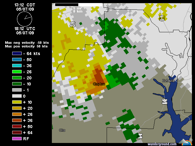 Another Day, another Alabama Tornado Warning.....