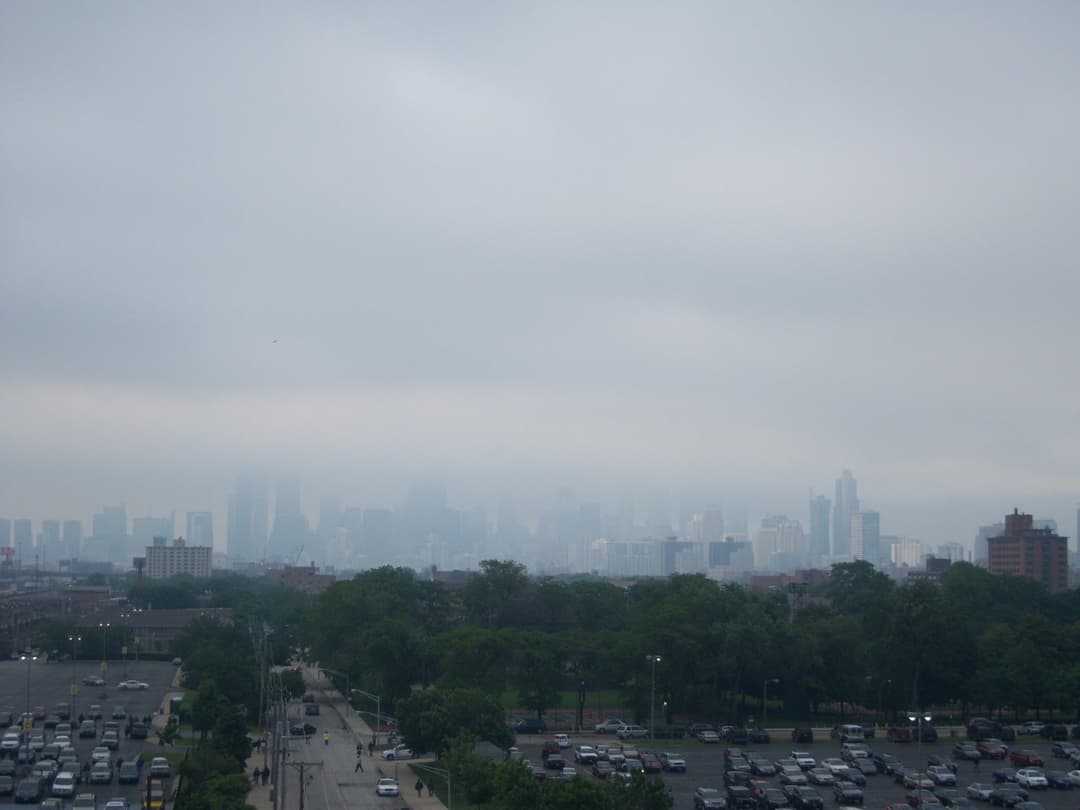 Soggy, Cool Day in Chicago