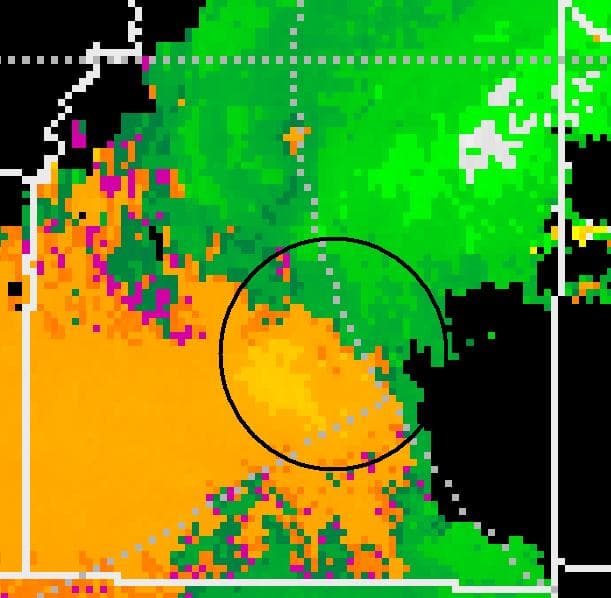 Severe Thunderstorm in Lawrence Co., AL