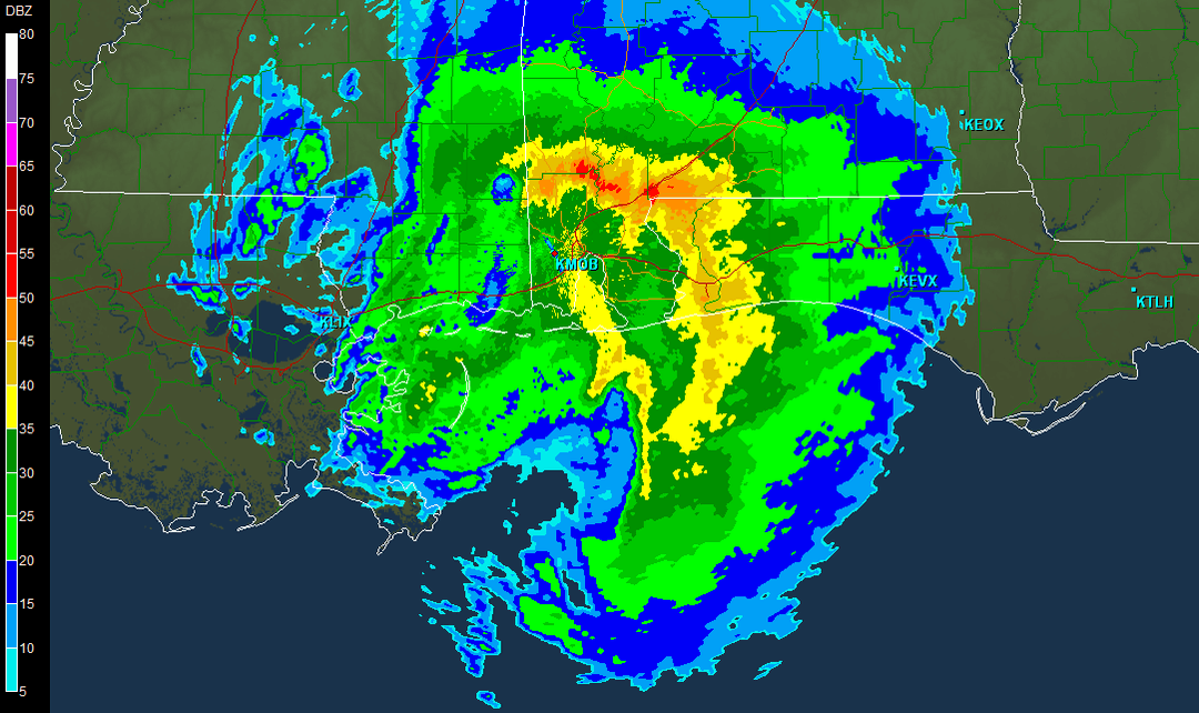 Snow Marches Across the Deep South