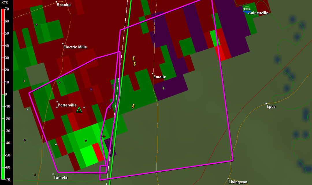 Tornado in Sumter County