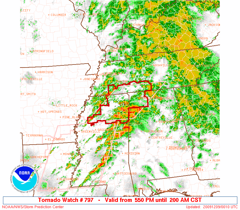 Tornado Watch - NW Alabama